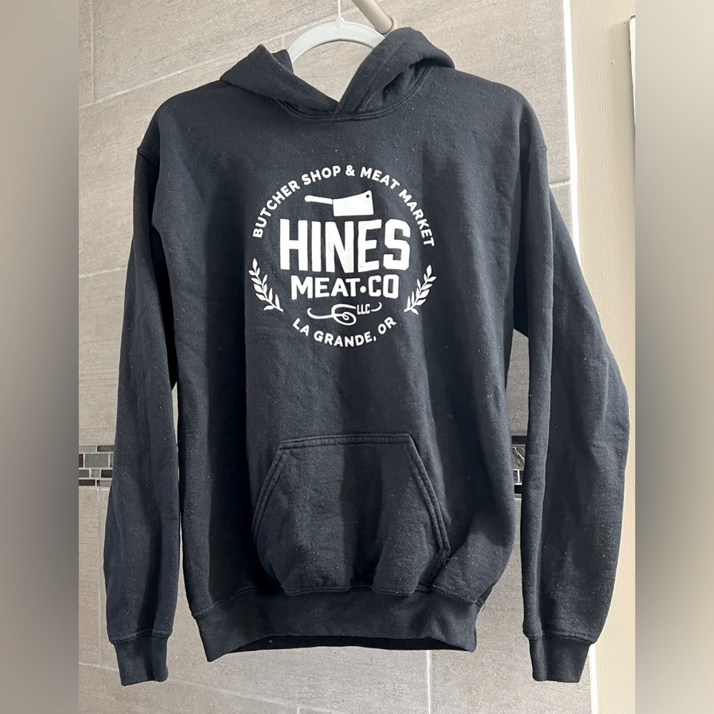 Hines Meat Co. youth XL hoodie.